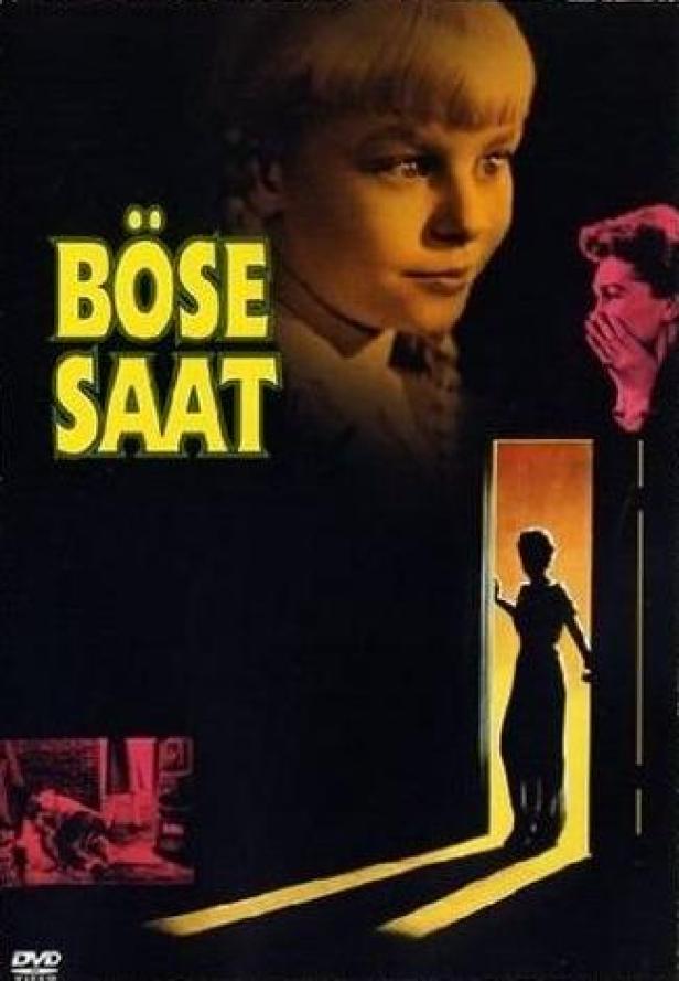 Das Filmplakat für „Böse Saat“ zeigt ein unheimliches junges Mädchen.