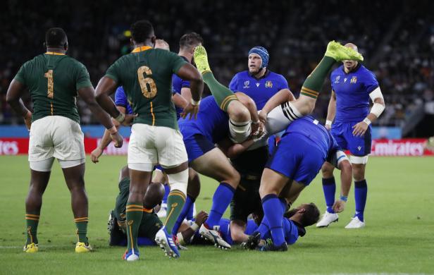 Rugby-WM, Tag 16: Südafrika besiegt unglückliche Italiener
