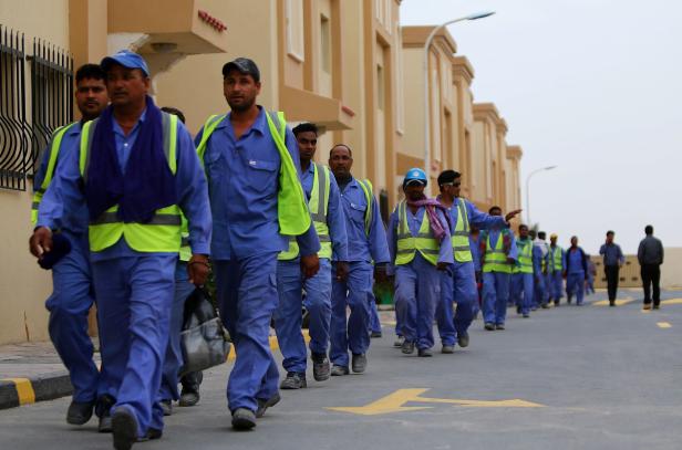 FILES-QATAR-LABOUR-WAGES