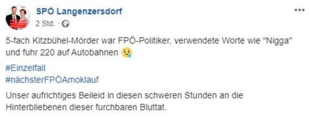 SPÖ will Urheber des "FPÖ-Amoklauf"-Postings ausschließen