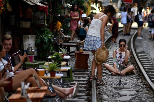 Berühmte "Train Street" in Hanoi wird abgeriegelt