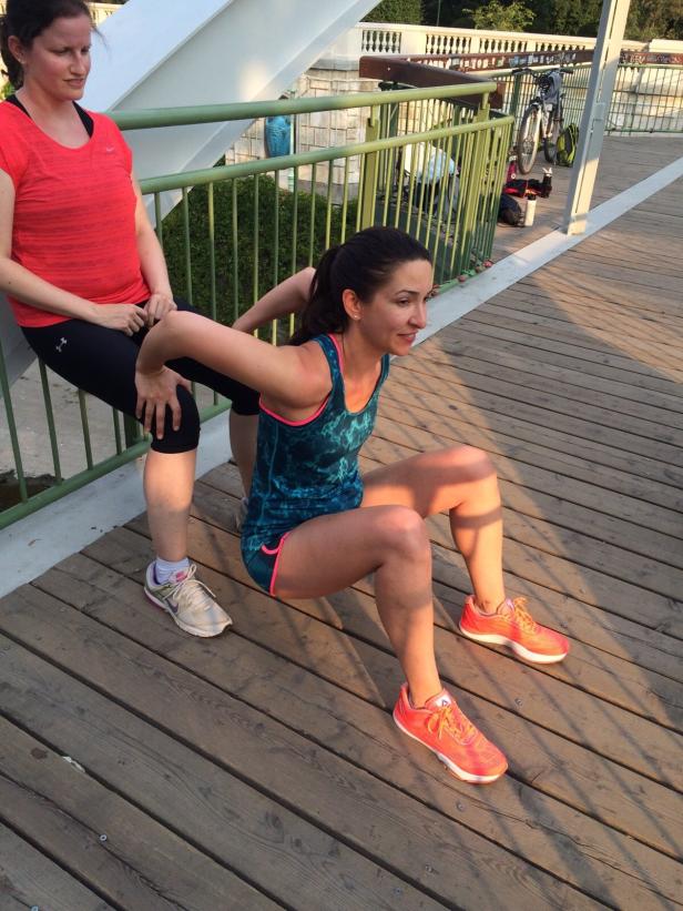 Bootcamp auf der Brücke