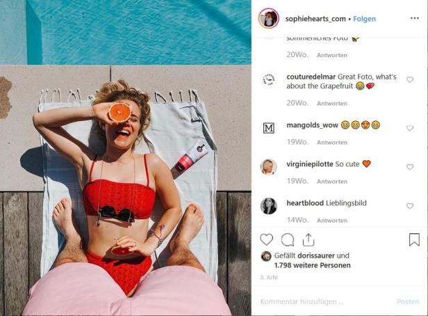 Instagram-Star Sophie Forster: "Ich gebe viel von mir preis"