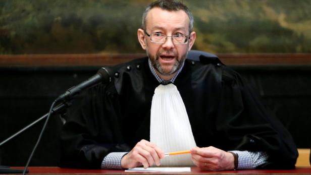 Richter Pierre Hendrickx Terrorprozess in Belgien: Haft für 15 Angeklagte