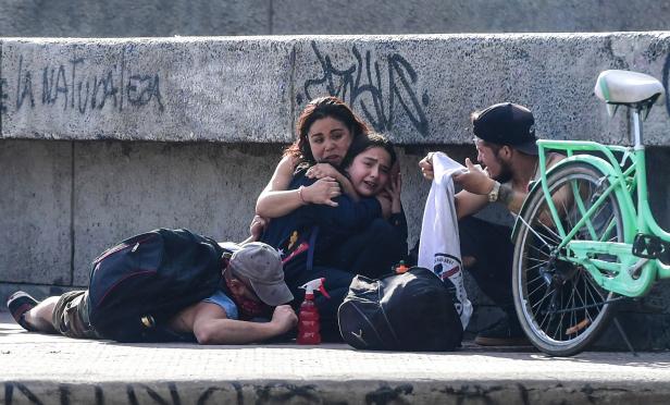 TOPSHOT-CHILE-CRISIS-PROTEST