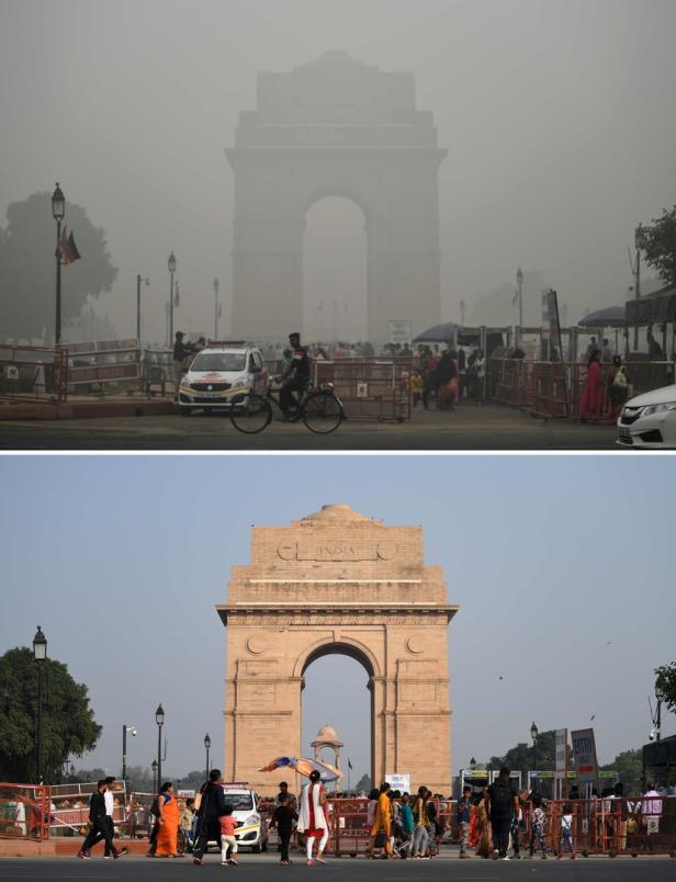Extremer Smog: In Neu Delhi darf nur jedes zweite Auto fahren
