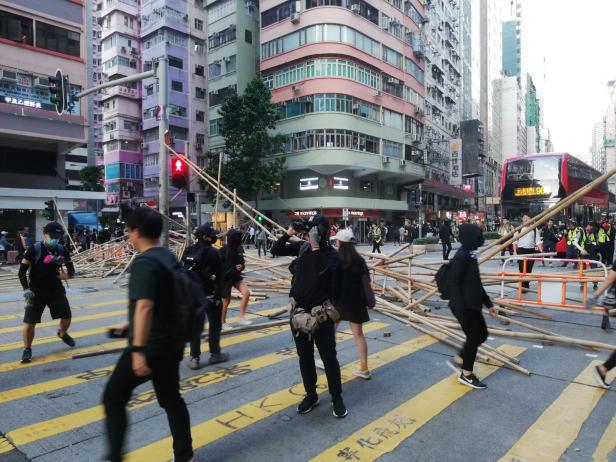 Hongkong: Ein Tatort wird zur Festung