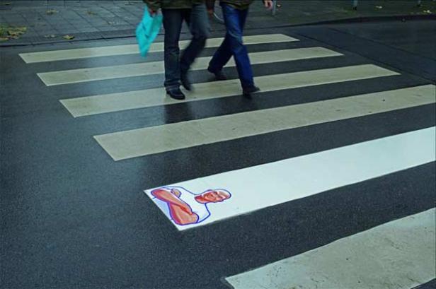 Die Straße als Werbefläche