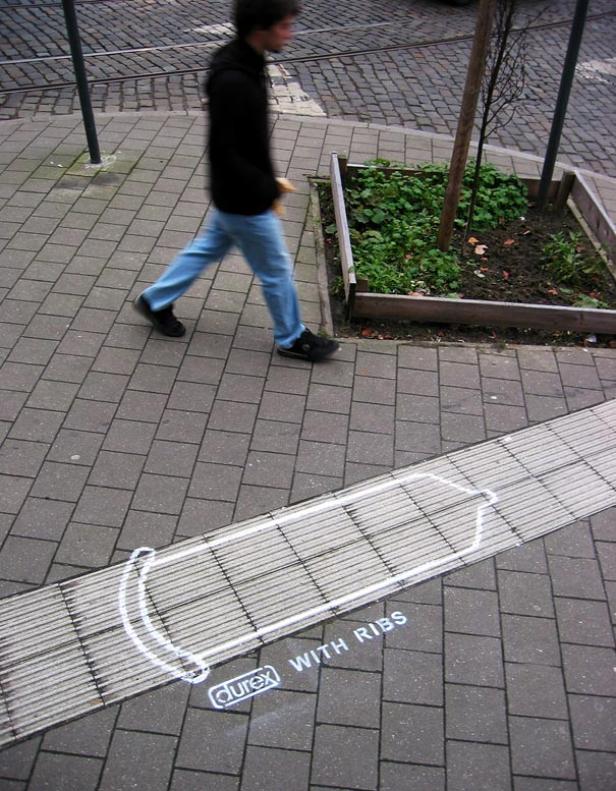 Die Straße als Werbefläche