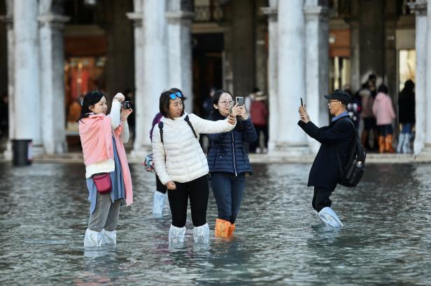 Nach Rekordflut: Neue Unwetter bedrohen Venedig