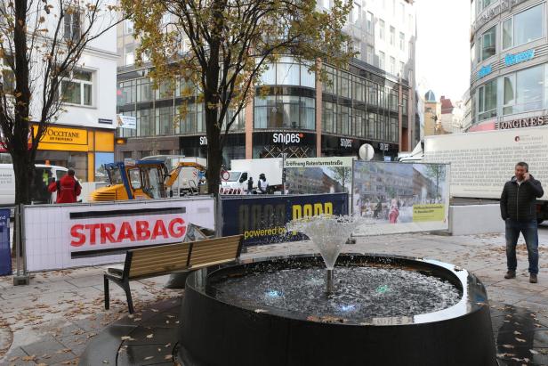 Wiener Rotenturmstraße: Ein Herz und ein Segen für die Begegnungszone