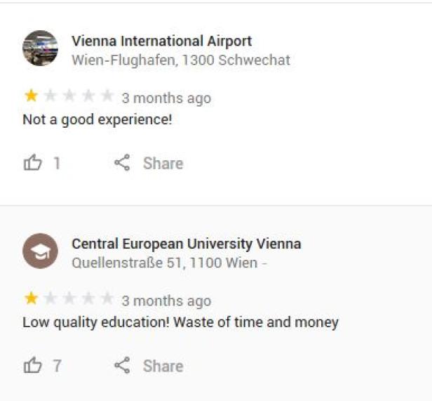 Soros-Uni-Bewertungen: „Schlimmste Schule in Wien!“