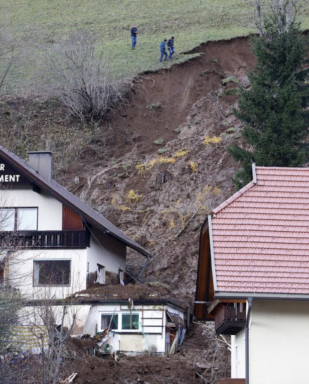 Erdrutsch in Bad Kleinkirchheim: "Man macht sich Sorgen ums Haus"
