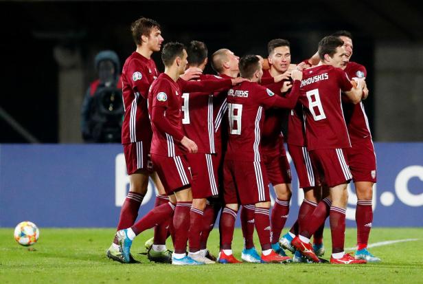 Euro 2020 Qualifier - Group G - Latvia v Austria