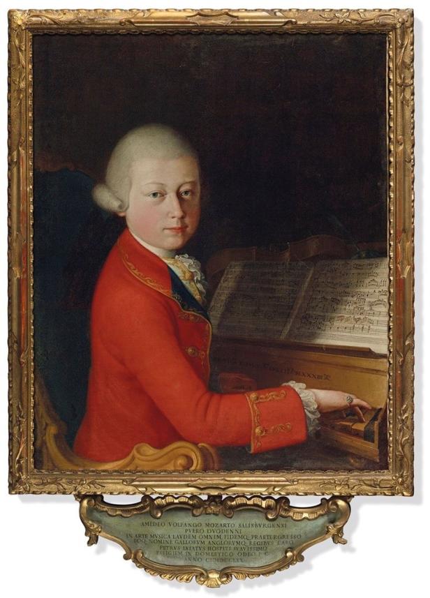 Porträt von 13-jährigem Mozart um vier Millionen Euro verkauft