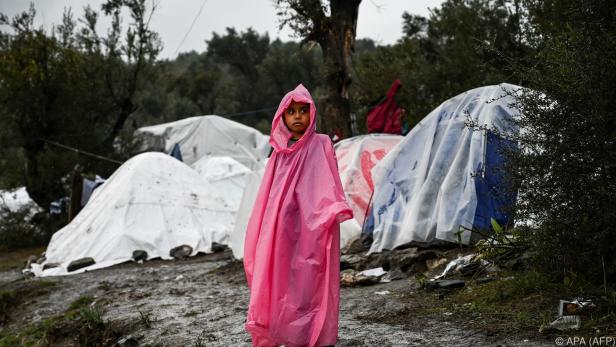 Die Bedingungen im Lager Moria auf Lesbos sind katastrophal