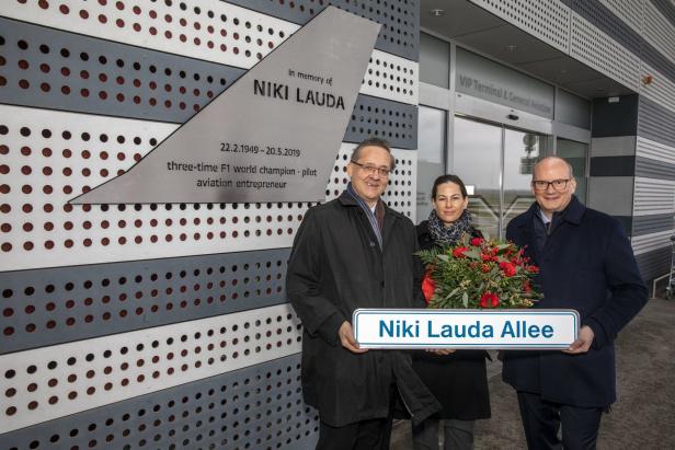 Flughafen Schwechat: Niki Lauda bekommt eigene "Allee"