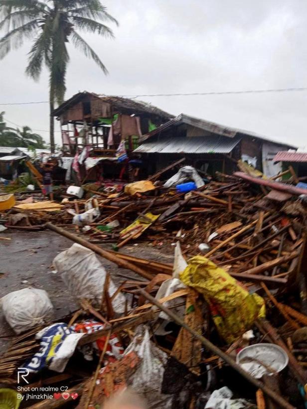 Typhoon Kammuri hits Sorsogon Province