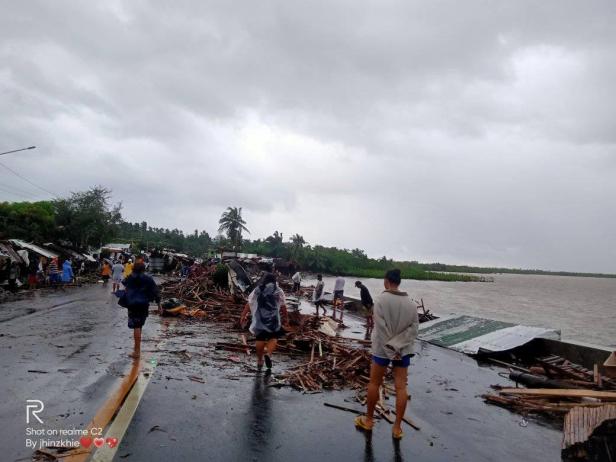 Typhoon Kammuri hits Sorsogon Province