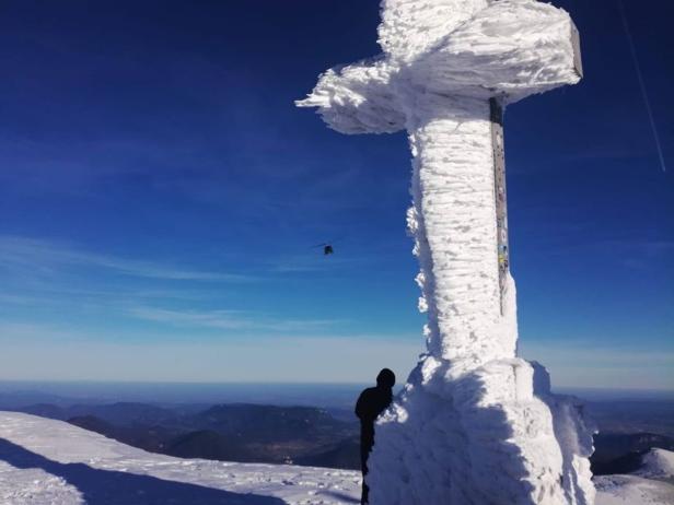 NÖ: Spektakuläre Bilder vom Schneeberg