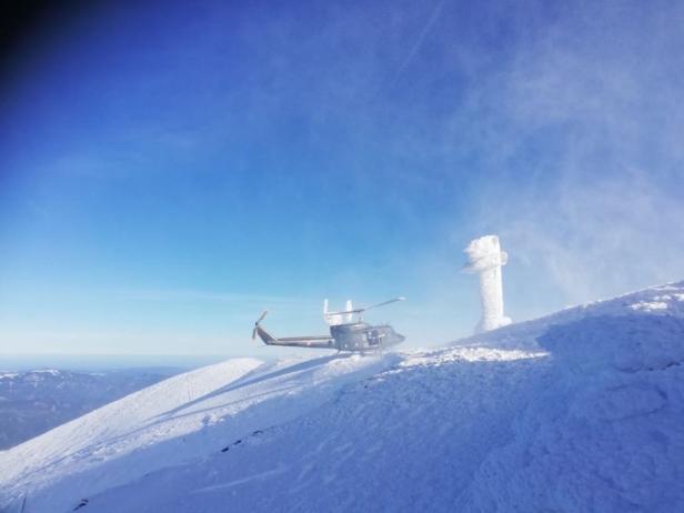 NÖ: Spektakuläre Bilder vom Schneeberg