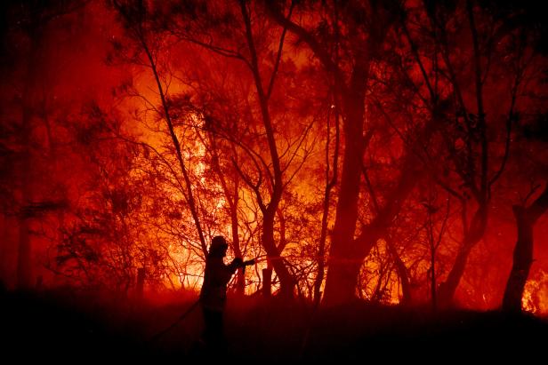 Gigantische Buschfeuer: Feuerwehr ist machtlos