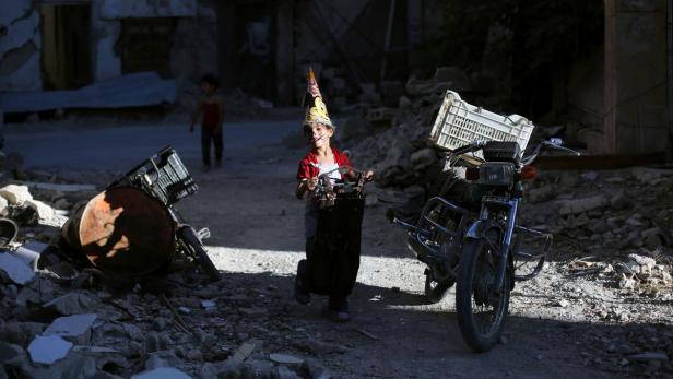 Syrien: Ein bisschen Spaß für die Kinder des Krieges