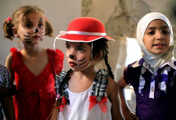 Syrien: Ein bisschen Spaß für die Kinder des Krieges
