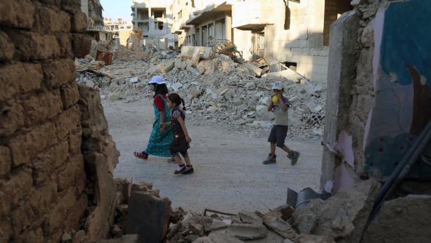 Syrien: Ein bisschen Spaß für die Kinder des Krieges