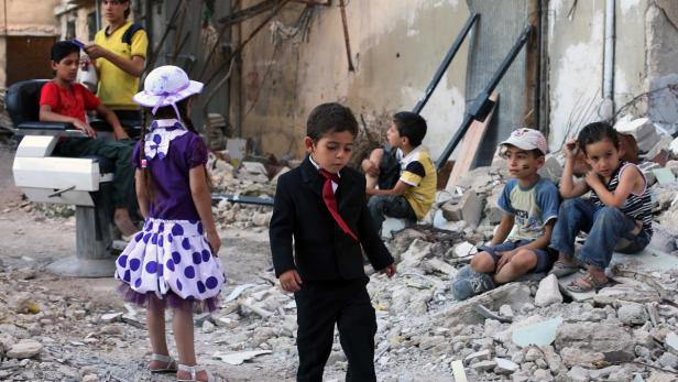 Syrien: Ein bisschen Spaß für die Kinder des Krieges