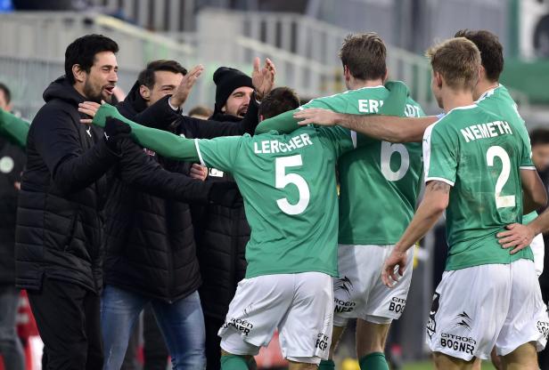 Rapid liegt bei Fans und Rasen vorne, Mattersburg beim Ö-Topf