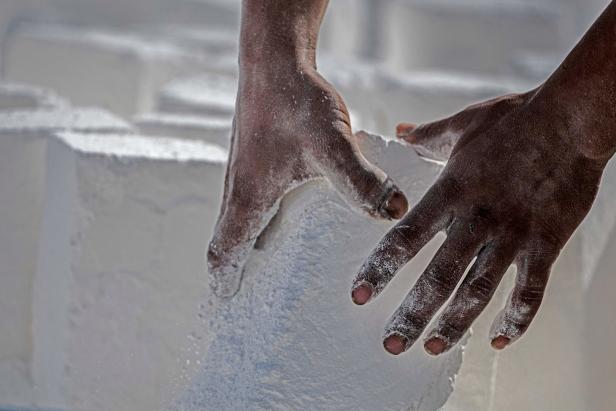 Spektakuläre Fotos: Diese Minenarbeiter sehen aus wie gemalt