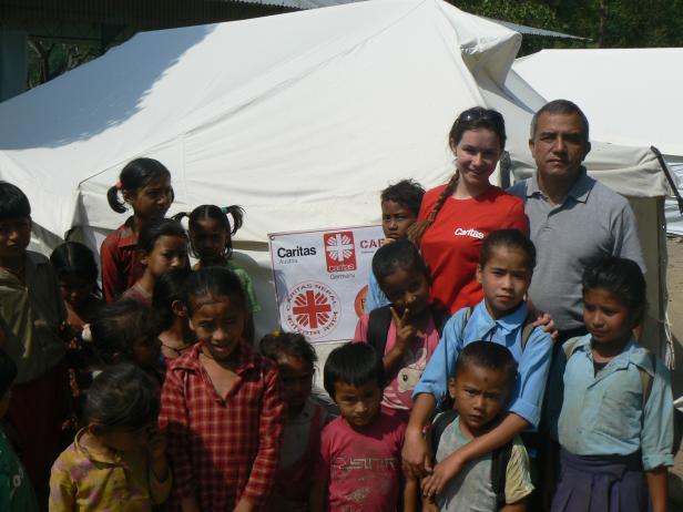 Caritas unterstützt 43.000 Menschen in Nepal