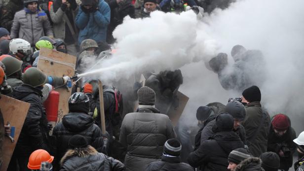 Der Maidan - ein Schlachtfeld
