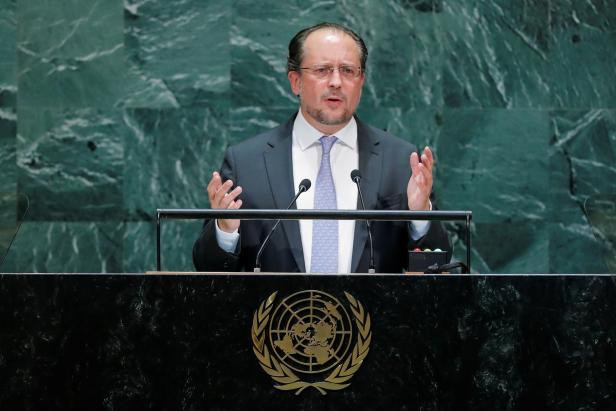 Austrian Foreign Minister Schallenberg addresses the 74th session of the United Nations General Assembly at U.N. headquarters in New York City, New York, U.S.