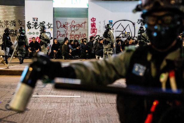 HONG KONG-CHINA-POLITICS-CRIME-UNREST