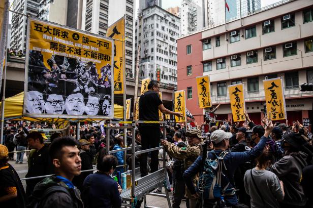 HONG KONG-CHINA-POLITICS-CRIME-UNREST