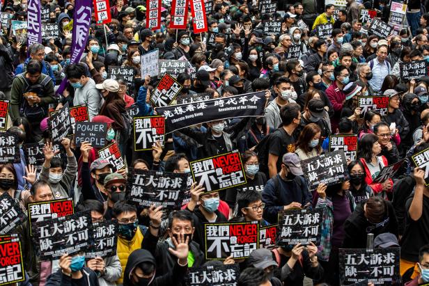 HONG KONG-CHINA-POLITICS-CRIME-UNREST