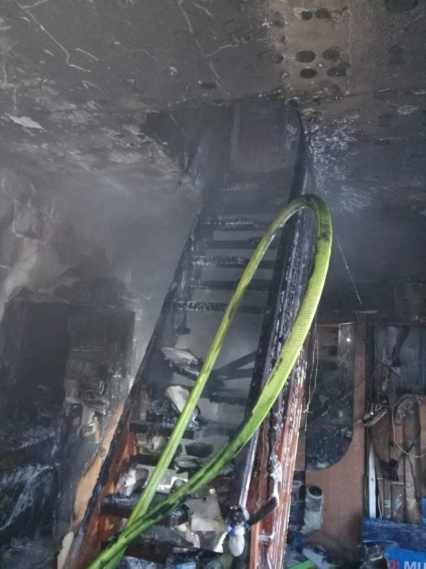 Gerasdorf: Flammen verletzten zwei Menschen und töteten Katze