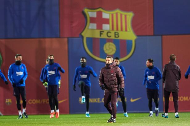 FC Barcelona training