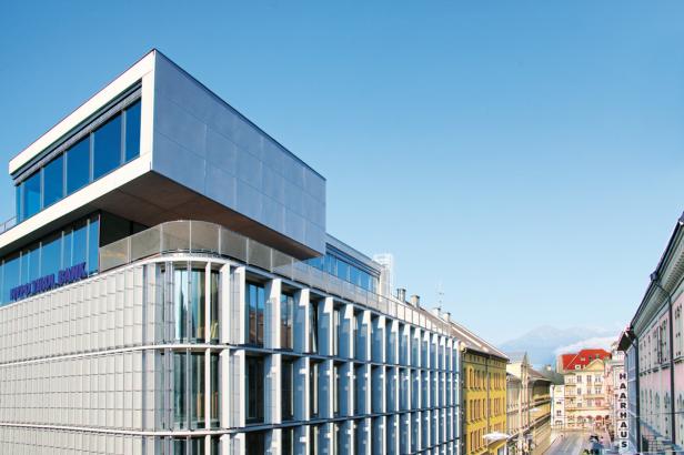 Neue Zentrale als weiterer Bankenstempel im Innsbrucker Stadtbild