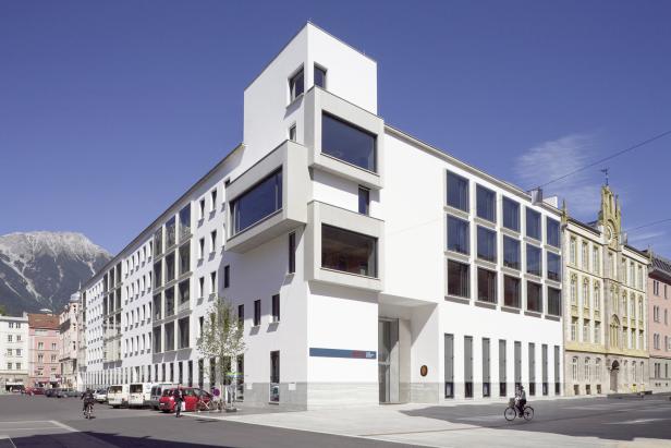 Neue Zentrale als weiterer Bankenstempel im Innsbrucker Stadtbild