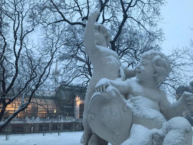 Spät aber doch: Neuschnee auch in Wien