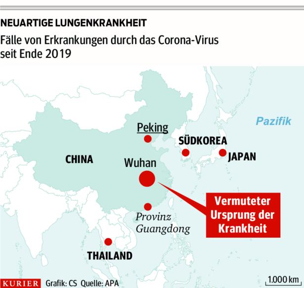 Coronavirus: Erster Infektionsfall in Hongkong bestätigt