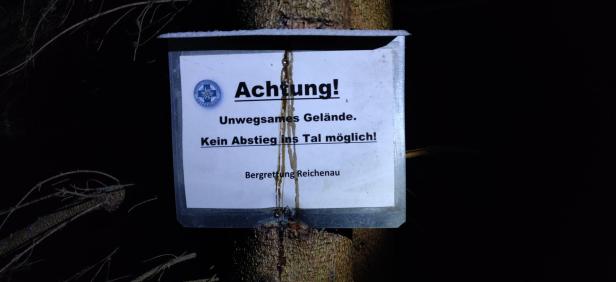 Schneeberg: Wiener wollte nicht gerettet werden