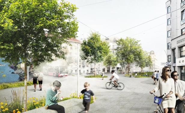 Grüne Pläne: So soll die neue Gumpendorfer Straße aussehen