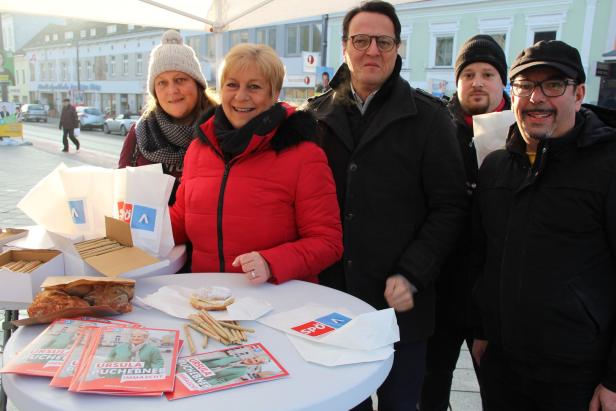 Amstetten: Rätselhafte Wahlkampfhilfe mit Rendi-Wagner-Plakaten