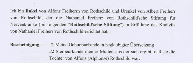 Rosenhügel: Rothschild-Enkel kämpft mit Stadt Wien um sein Vermächtnis