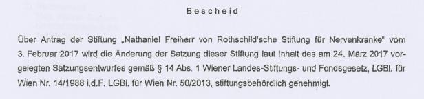 Rosenhügel: Rothschild-Enkel kämpft mit Stadt Wien um sein Vermächtnis