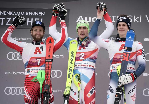 Kitzbühel-Slalom: Nur einer war schneller als Marco Schwarz